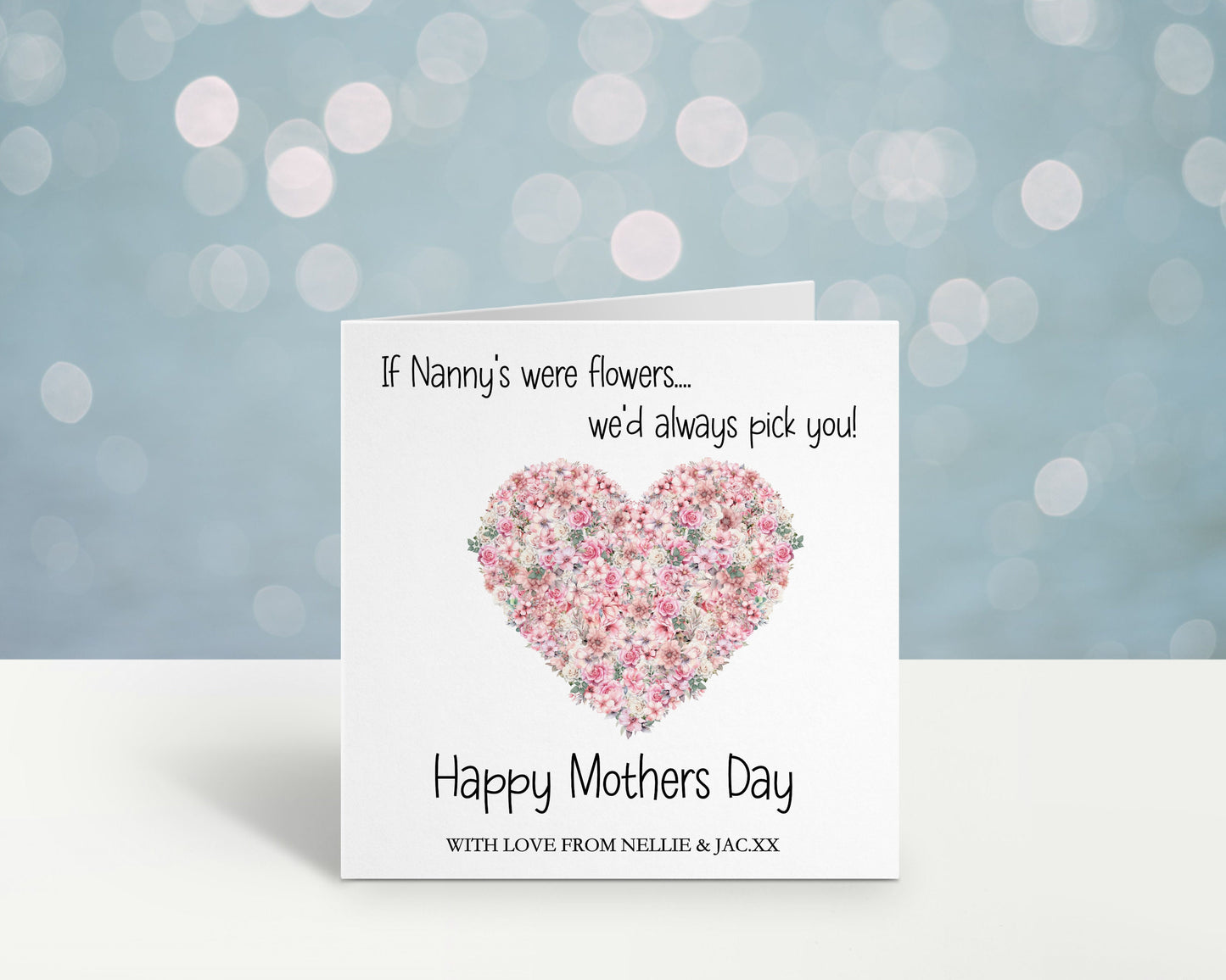 Mothers Day Card, Mothers Day Card For Nannie, Step mum Gifts, Mothers Day For Nan, Mam, Mum, Mammy, Godmother, Grandma,