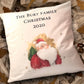 Santa Personalised Christmas Cushion, Santa Family Christmas Cushion, Father Christmas Family Christmas Decor, Christmas Gift