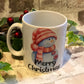 Snowman Christmas Mug, Snowman Hot Chocolate Christmas Mug