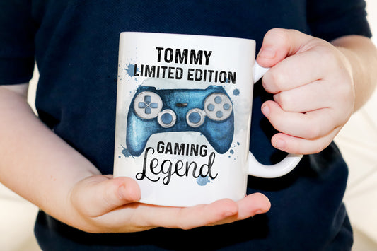 Gamer Mug Set, Personalised Gaming Gift Set, Gift For Him , Gift For Her, Birthday Gift For Son, Birthday Gift For Boyfriend