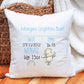 New Baby Gift, Birth Detailed Cushion, Personalised New Baby Birth Elephant design