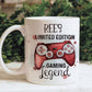 Red Gamer Mug, Gaming Legend Personalised Mug For Him, Birthday Gift, Easter Gift, Christmas Gift, Gamer Gift
