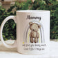Mammy Mug Gift Set, Mothers Day Gift, Gift For Nanna, Gift For Nan, 1st Mothers Day, Teddy Bear Mum Mug