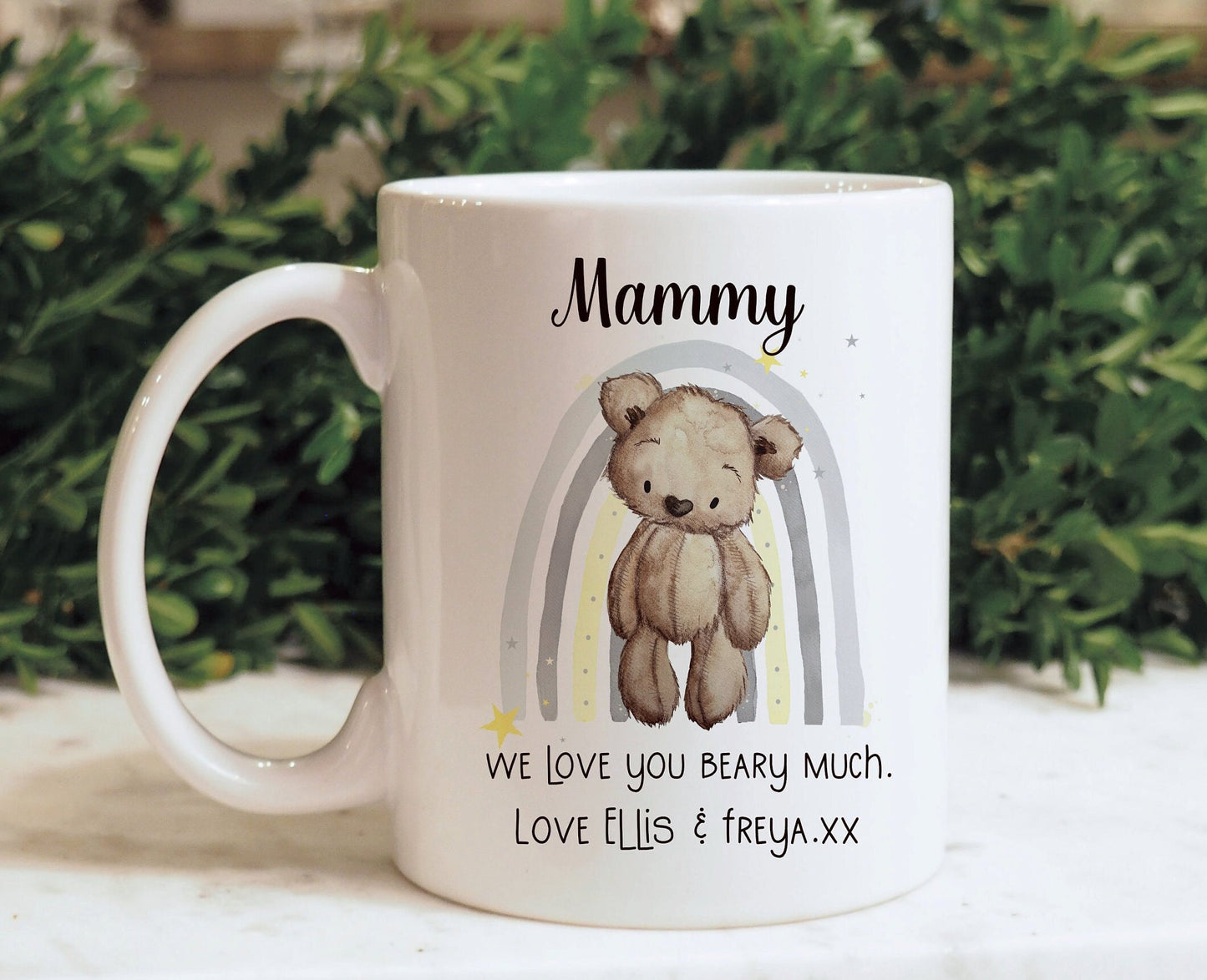 Mammy Mug Gift Set, Mothers Day Gift, Gift For Nanna, Gift For Nan, 1st Mothers Day, Teddy Bear Mum Mug