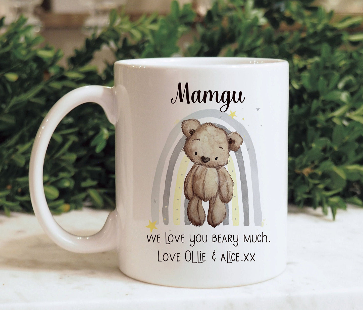 Mamgu Mug Gift Set, Mothers Day Gift, Welsh Mothers Day Gift, Gift For Nanna, Gift For Nan, 1st Mothers Day, Teddy Bear Mum Mug