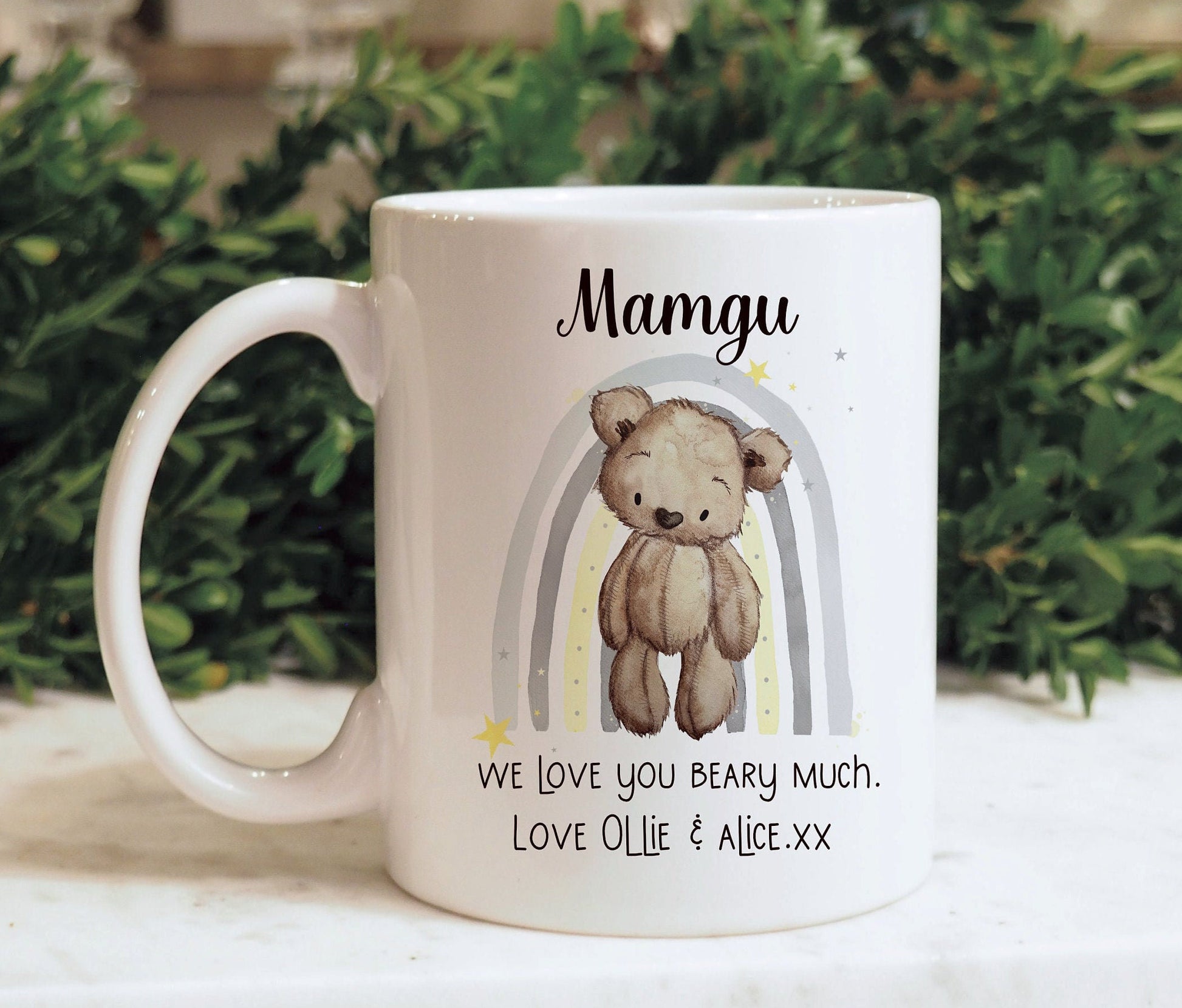 Mamgu Mug Gift Set, Mothers Day Gift, Welsh Mothers Day Gift, Gift For Nanna, Gift For Nan, 1st Mothers Day, Teddy Bear Mum Mug