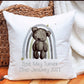 New Baby Gift, Teddy Bear Rainbow Personalised New Baby Gift, Soft Cushion Gift