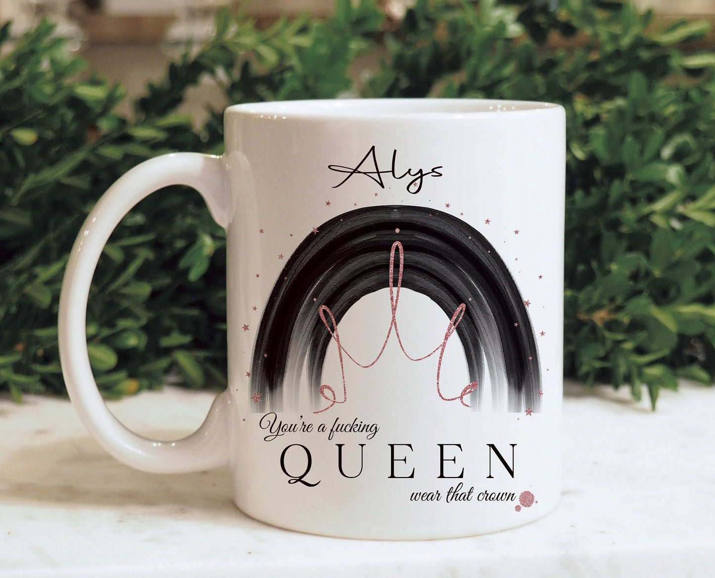 Sweary Queen Mug Gift Set,
