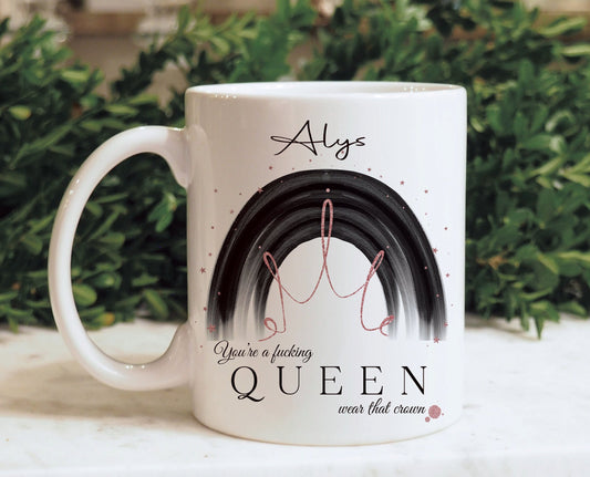 Sweary Queen Mug Gift Set,