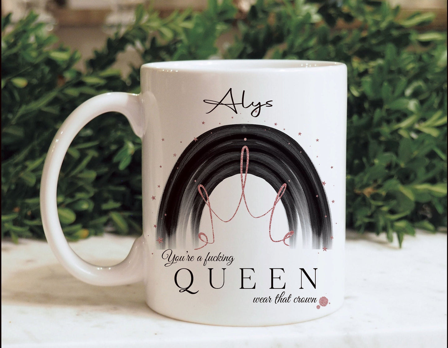 Sweary Queen Mug Gift Set,