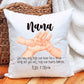 Family Hand Design Personalised Cushion, Mothers Day Gift For Mum, Gift For Mam, Gift For Nanny, Gift For Nana, Personalised Cushion Gift