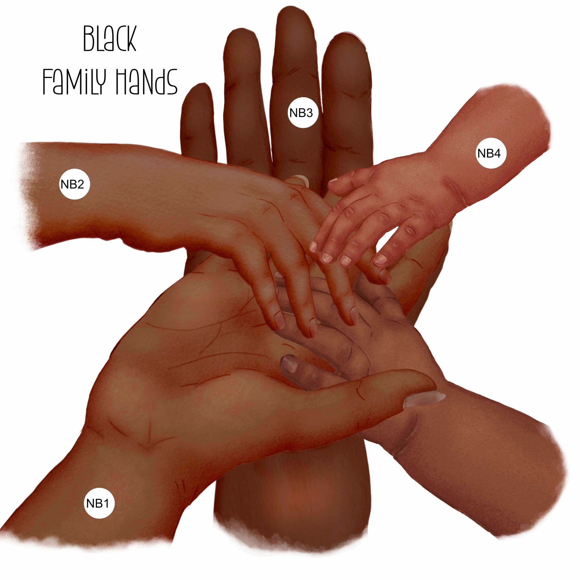 Family Hand Design Personalised Cushion, Mothers Day Gift For Mum, Gift For Mam, Gift For Nanny, Gift For Nana, Personalised Cushion Gift