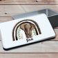 Sweet Treat Tin, Elephant Rainbow Design Metal Keepsake Tin, Gift For Her, Personalised Keepsake Gift