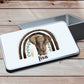 Sweet Treat Tin, Elephant Rainbow Design Metal Keepsake Tin, Gift For Her, Personalised Keepsake Gift
