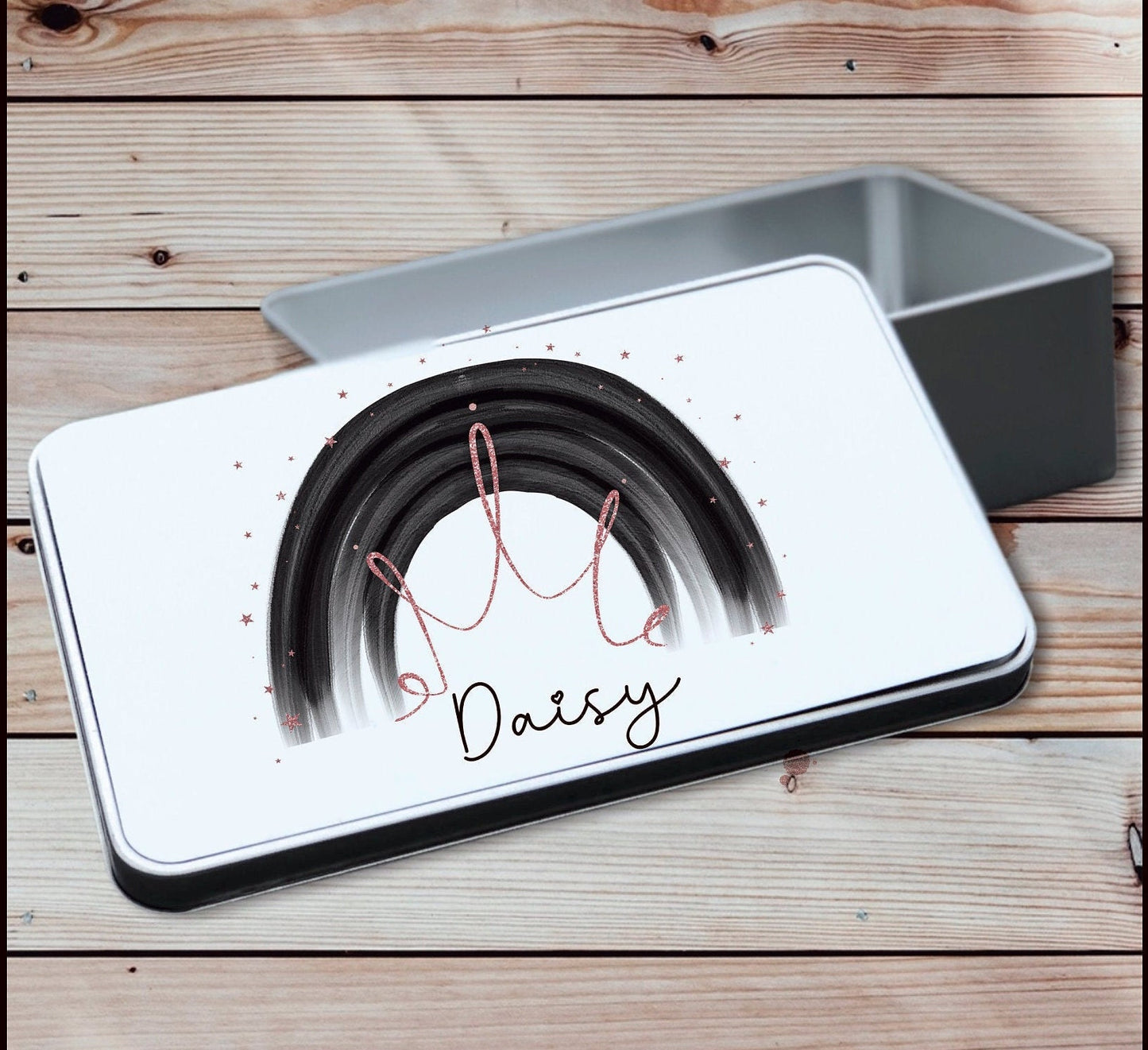 Queen Rainbow Keepsake Tin For Mum, Crown Rainbow Gift, Keepsake Tin, Sweet Tin