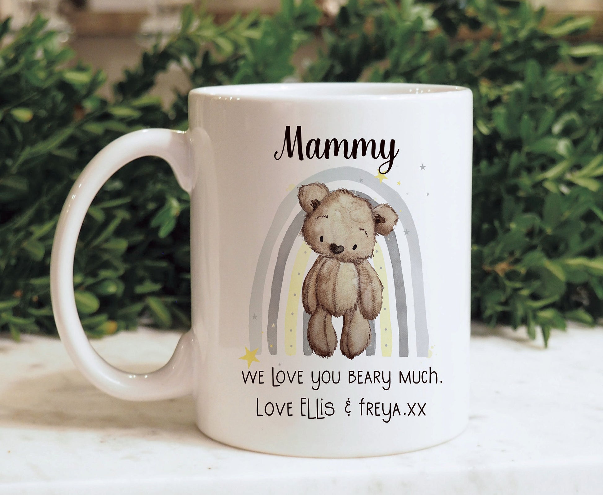 Granny Mug Gift Set, Mothers Day Gift, Gift For Nanna, Gift For Nan, 1st Mothers Day, Teddy Bear Mum Mug