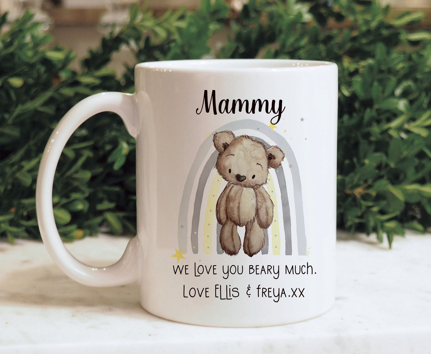 Mammy Mug Gift Set, Mothers Day Gift, Gift For Nanna, Gift For Nan, 1st Mothers Day, Teddy Bear Mum Mug