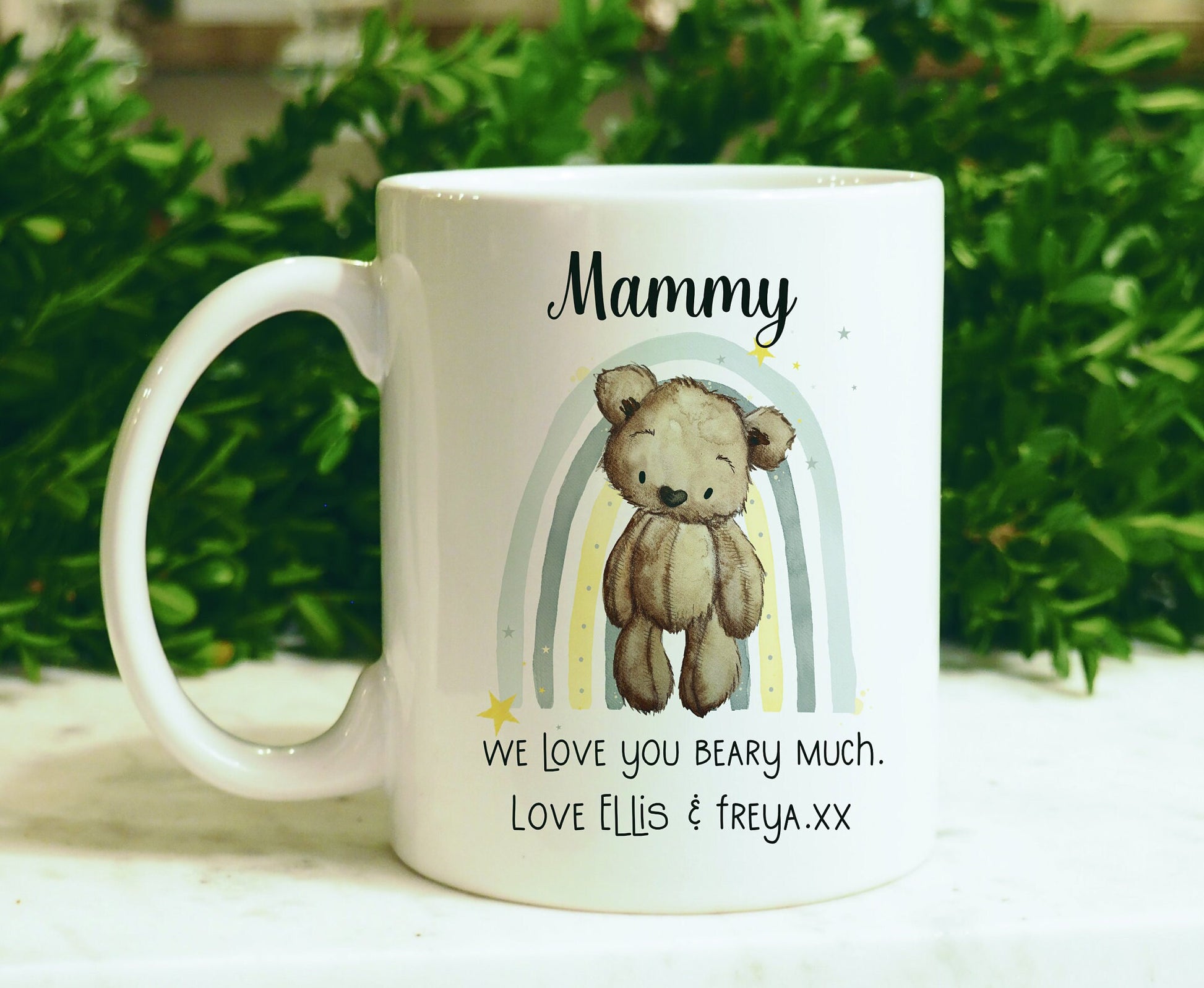 Mamgu Mug Gift Set, Mothers Day Gift, Welsh Mothers Day Gift, Gift For Nanna, Gift For Nan, 1st Mothers Day, Teddy Bear Mum Mug