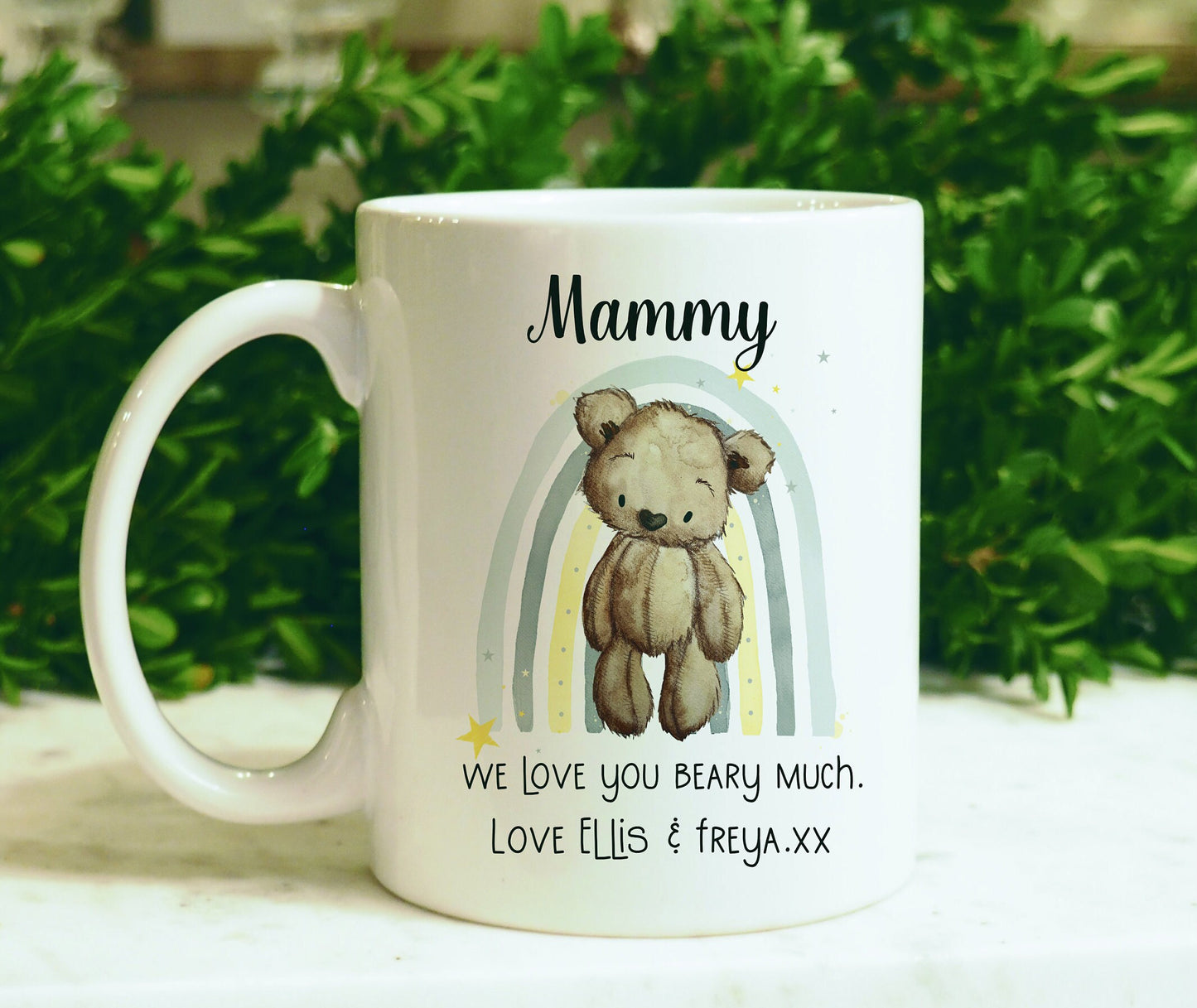Granny Mug Gift Set, Mothers Day Gift, Gift For Nanna, Gift For Nan, 1st Mothers Day, Teddy Bear Mum Mug