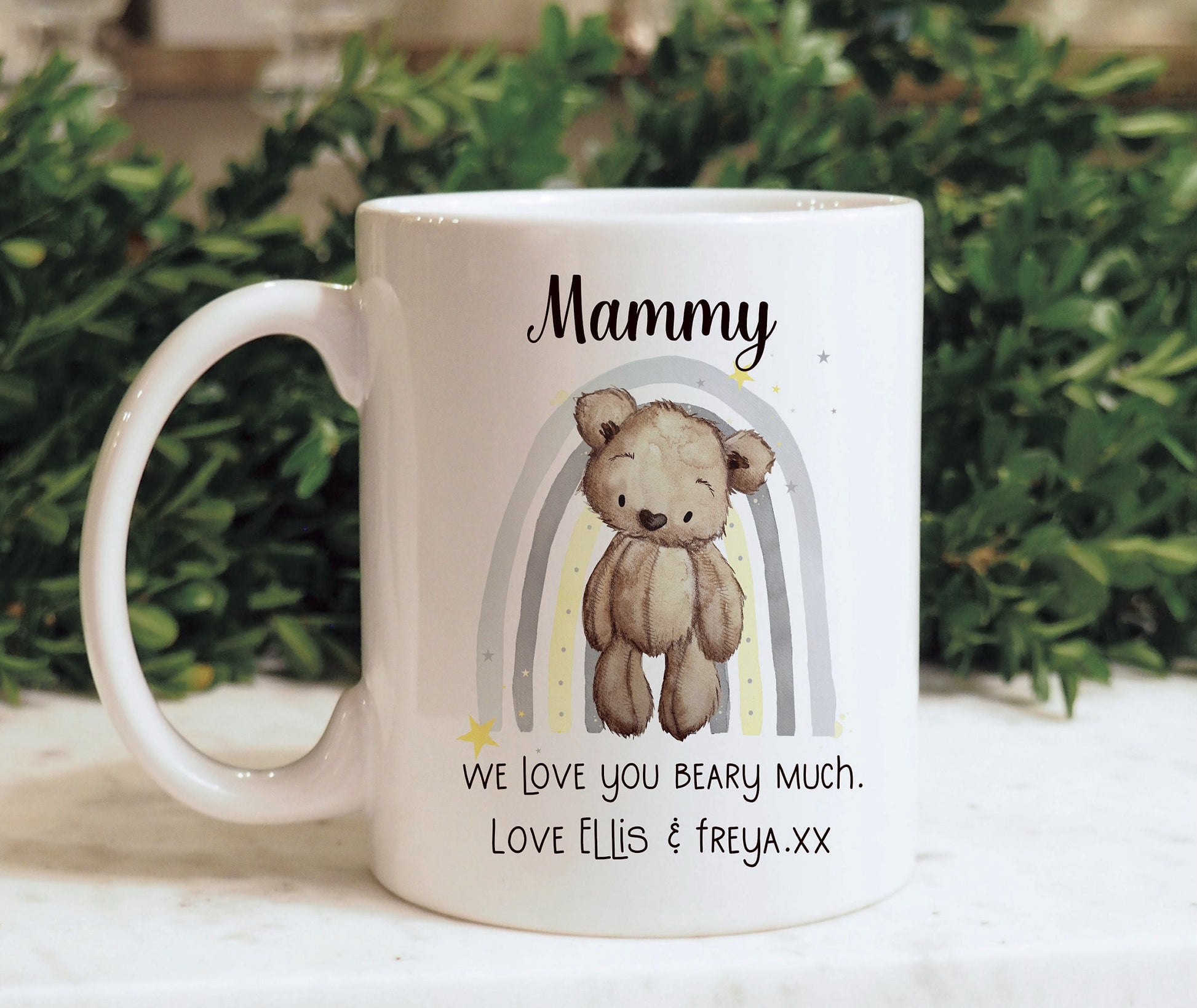 Mamgu Mug Gift Set, Mothers Day Gift, Welsh Mothers Day Gift, Gift For Nanna, Gift For Nan, 1st Mothers Day, Teddy Bear Mum Mug