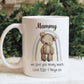 Mammy Mug Gift Set, Mothers Day Gift, Gift For Nanna, Gift For Nan, 1st Mothers Day, Teddy Bear Mum Mug