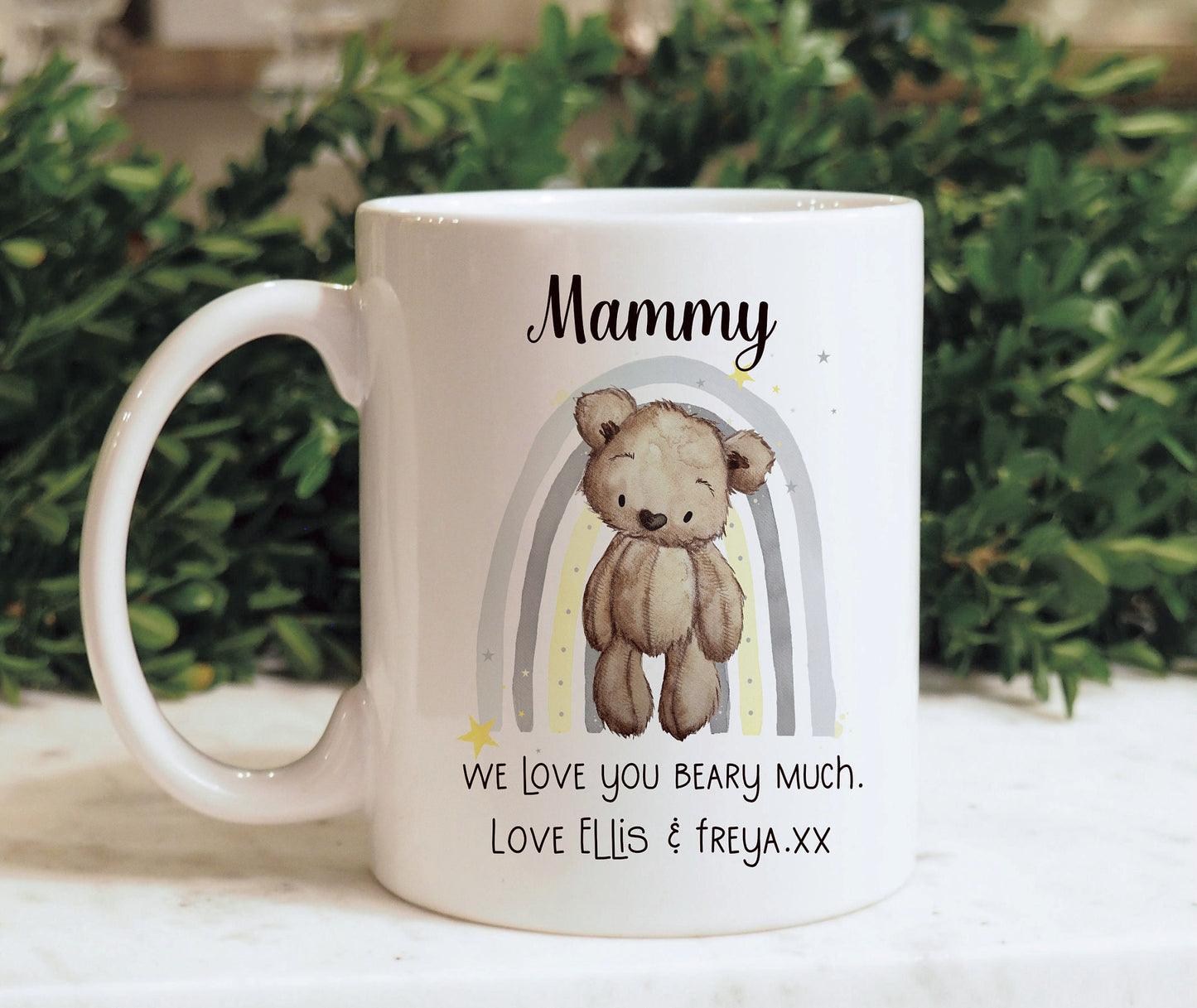 Mammy Mug Gift Set, Mothers Day Gift, Gift For Nanna, Gift For Nan, 1st Mothers Day, Teddy Bear Mum Mug