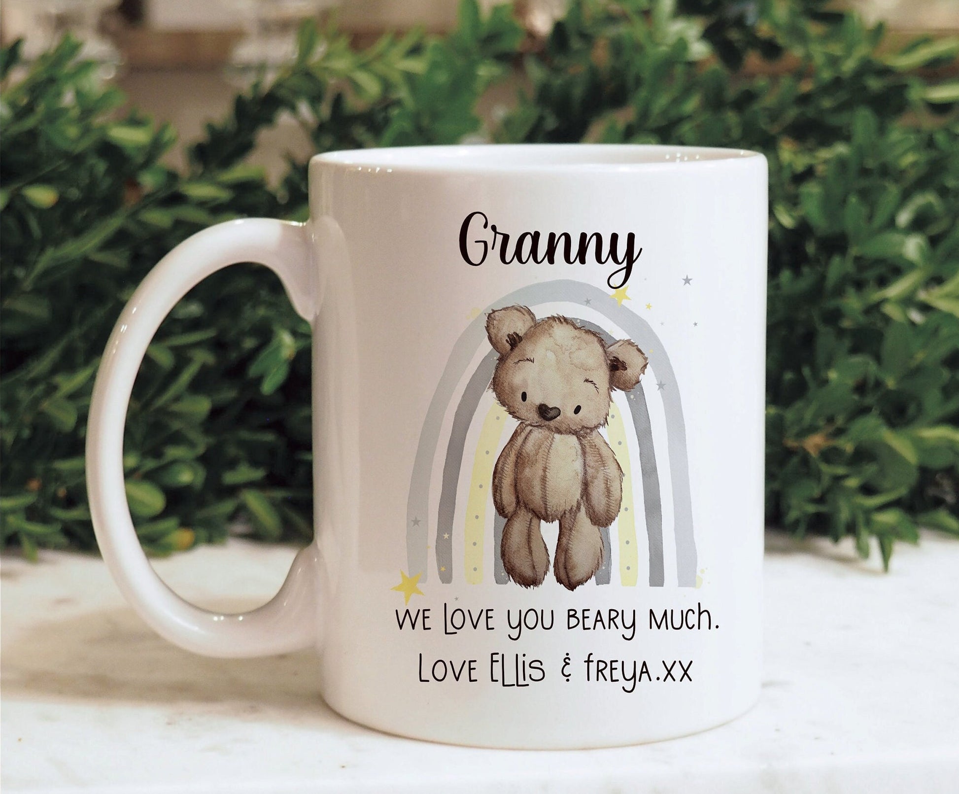 Mamgu Mug Gift Set, Mothers Day Gift, Welsh Mothers Day Gift, Gift For Nanna, Gift For Nan, 1st Mothers Day, Teddy Bear Mum Mug