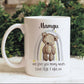 Mamgu Mug Gift Set, Mothers Day Gift, Welsh Mothers Day Gift, Gift For Nanna, Gift For Nan, 1st Mothers Day, Teddy Bear Mum Mug