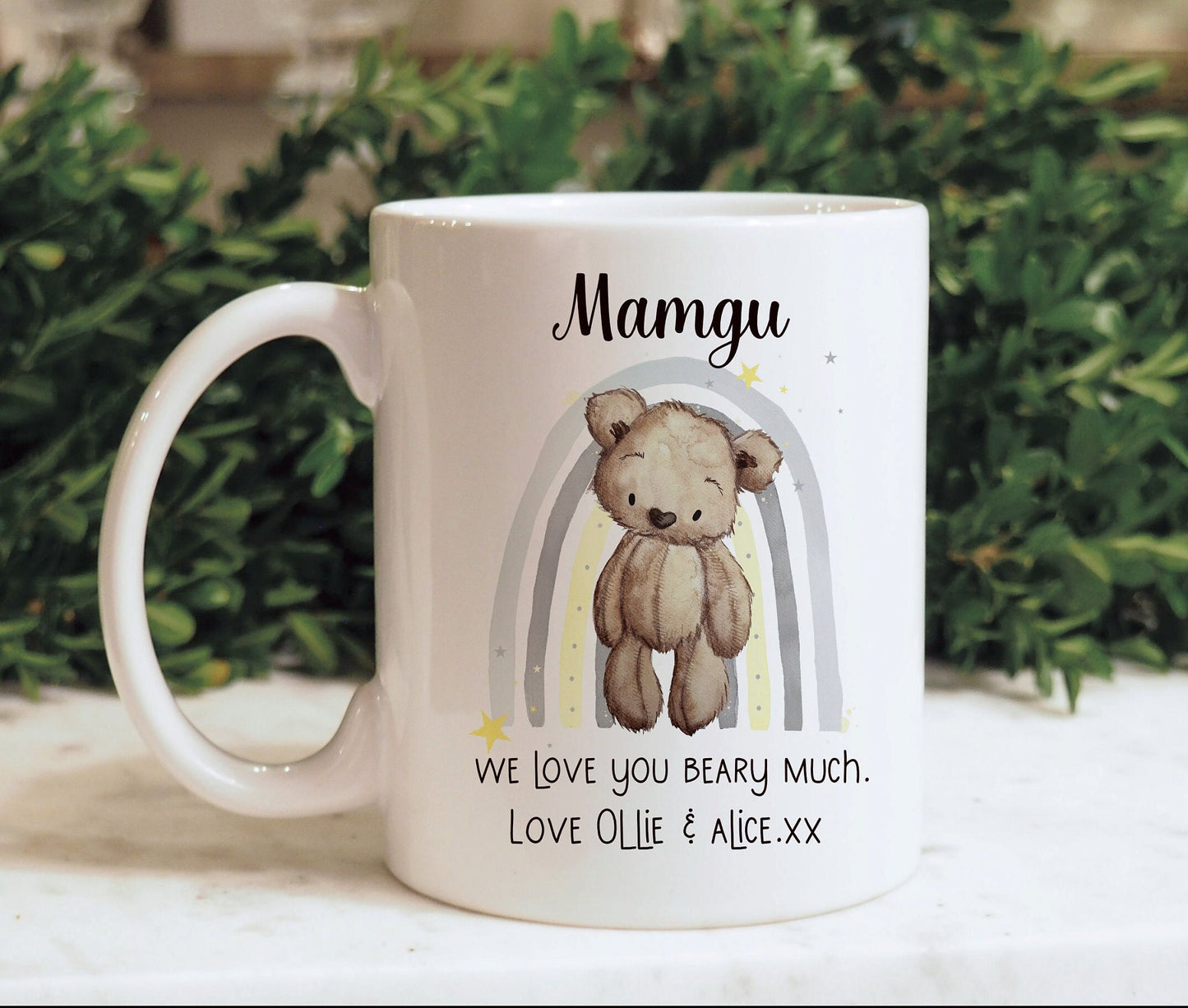 Mamgu Mug Gift Set, Mothers Day Gift, Welsh Mothers Day Gift, Gift For Nanna, Gift For Nan, 1st Mothers Day, Teddy Bear Mum Mug
