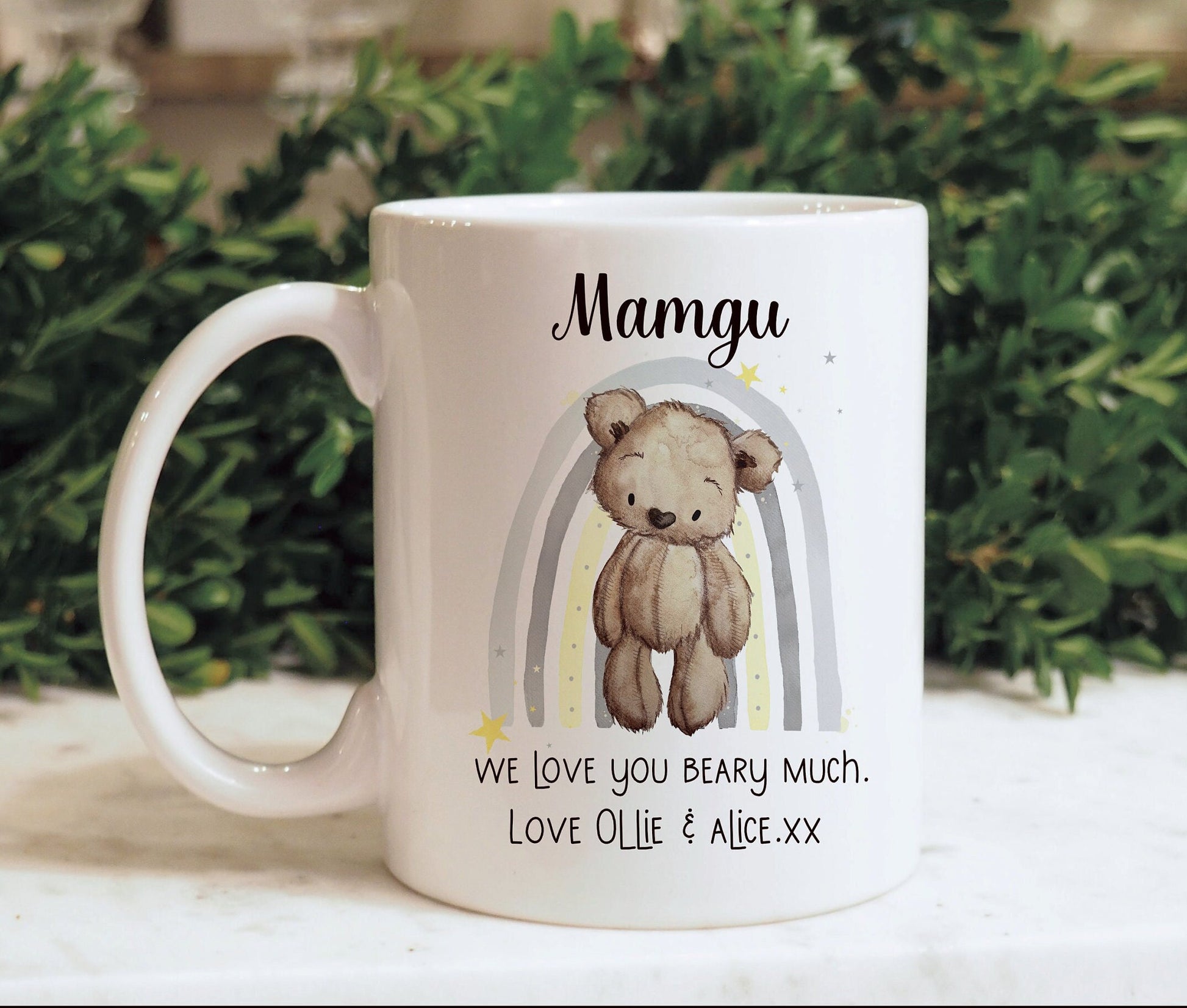 Mamgu Mug Gift Set, Mothers Day Gift, Welsh Mothers Day Gift, Gift For Nanna, Gift For Nan, 1st Mothers Day, Teddy Bear Mum Mug