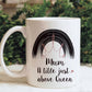 Mum A Title Just Above Queen Mug, Personalised Mum Mug Gift Set, Mothers Day Gift