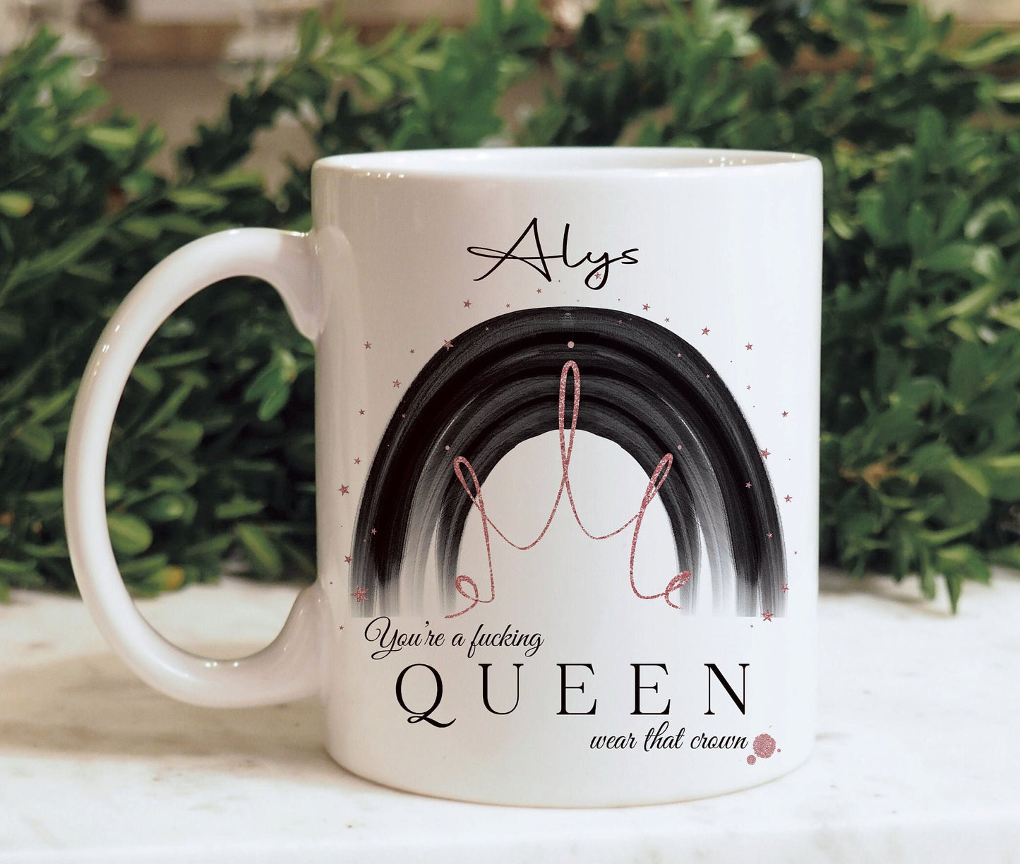 Sweary Queen Mug Gift Set,