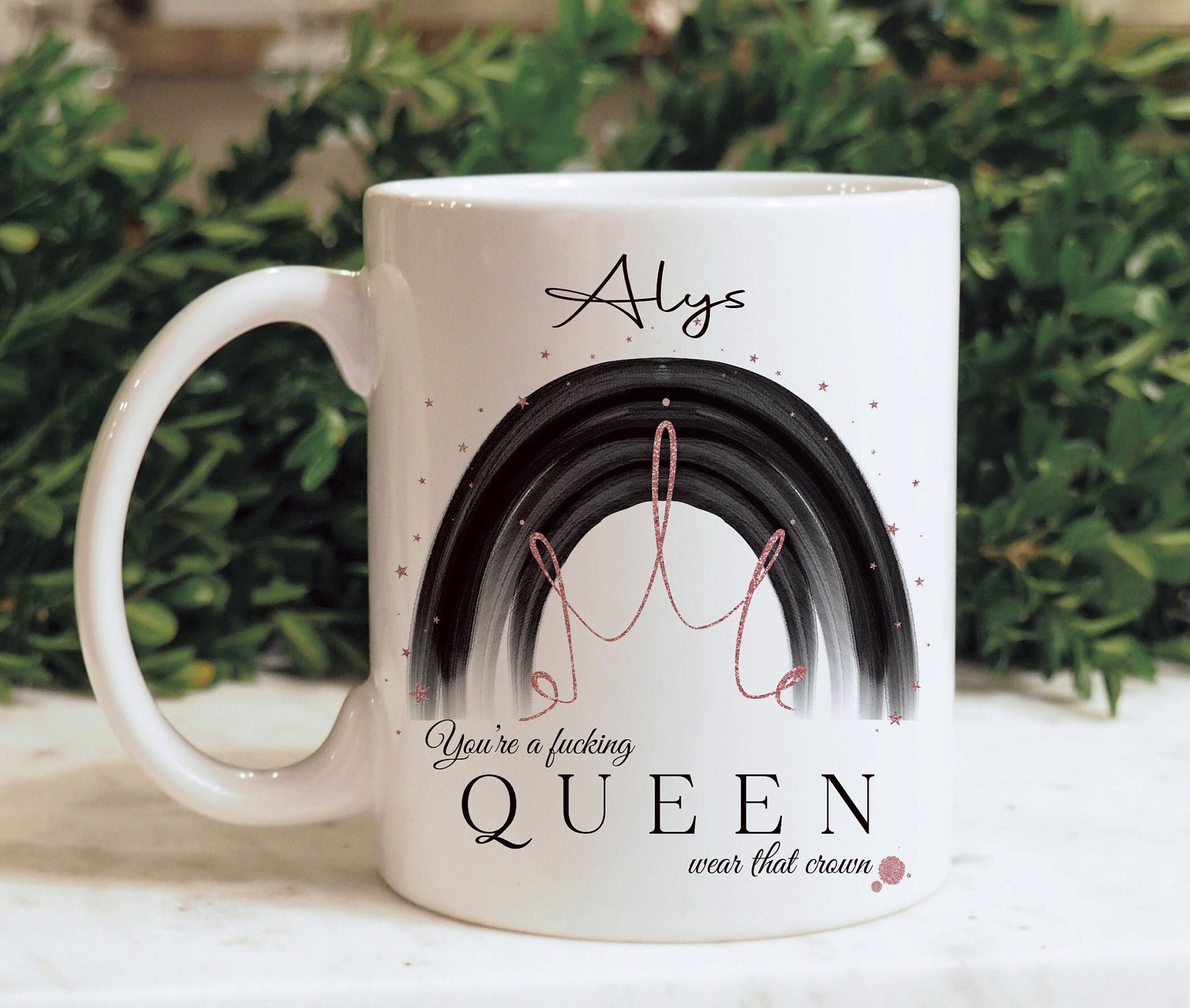 Sweary Queen Mug Gift Set,