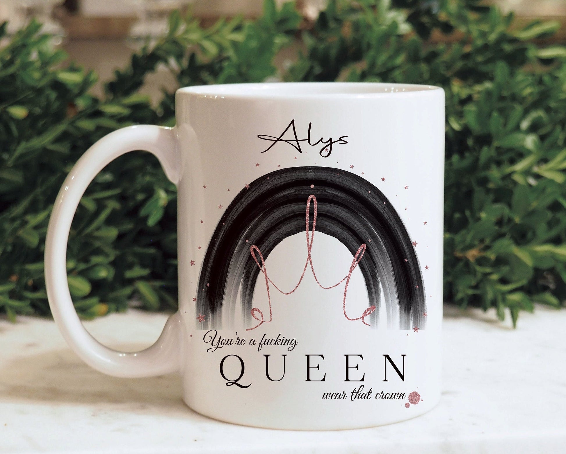 Sweary Queen Mug Gift Set,