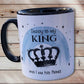 Gift For Dad, Daddy Mug, Personalised Dad Mug, My Daddy Is My King, King Mug, Personalised Father’s Day Mug Gift Set
