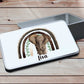 Sweet Treat Tin, Elephant Rainbow Design Metal Keepsake Tin, Gift For Her, Personalised Keepsake Gift