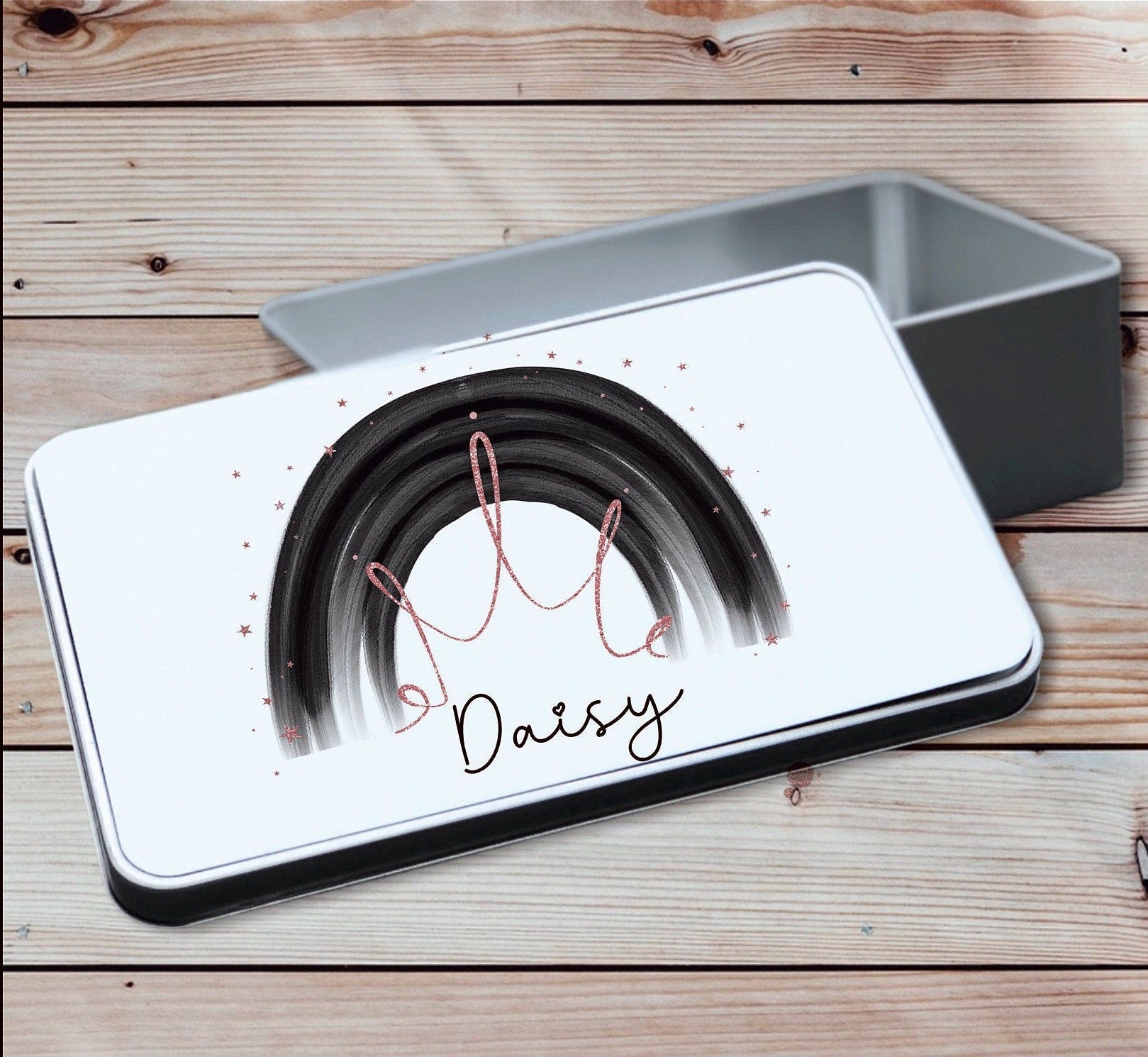 Queen Rainbow Keepsake Tin For Mum, Crown Rainbow Gift, Keepsake Tin, Sweet Tin