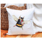 Bee Cushion Gift, Bee Design Personalised Cushion, Mothers Day Gift For Mum, Gift For Nanny, Personalised Cushion Gift
