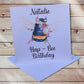 Personalised Bee Birthday Card, Hap Bee Birthday Card, Friend Birthday Card, Birthday Card For Her, Greeting Card