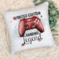 Personalised Gaming Cushion, Gamer Pillow Gift, Ultimate Gamer Gift, Teenage Boy Gift,Gamer Gift