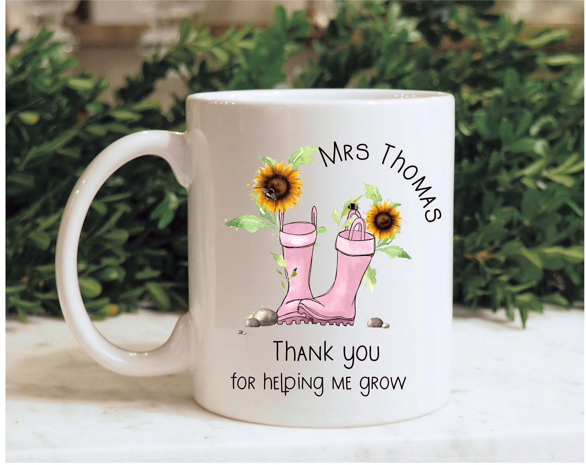 Teacher Mug, Teacher Gift, Personalised Teacher Thank You Mug Set, Teacher Appreciation Gift