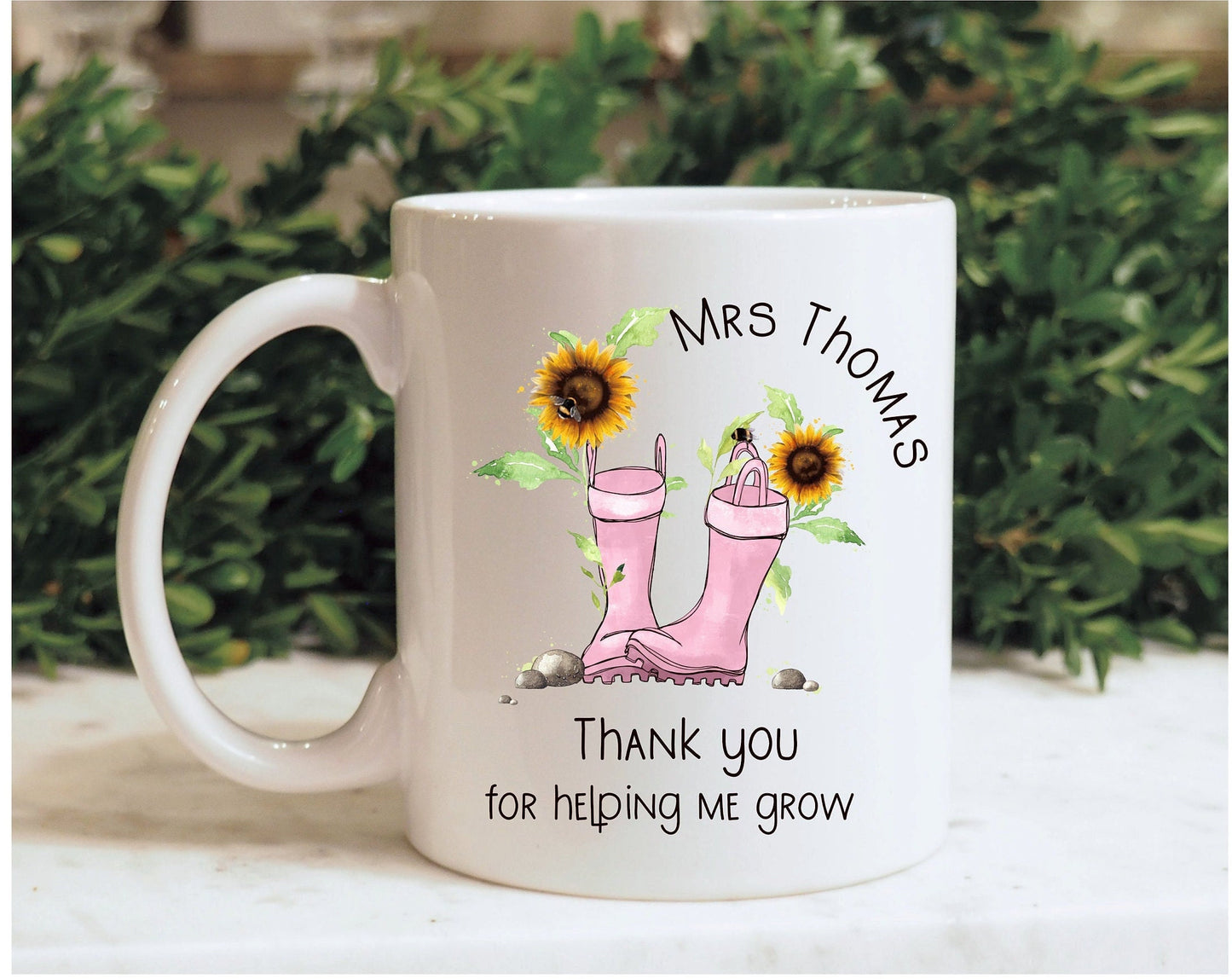 Teacher Thank You Mug Set, Teacher Appreciation Gift