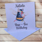 Personalised Bee Birthday Card, Hap Bee Birthday Card, Friend Birthday Card, Birthday Card For Her, Greeting Card