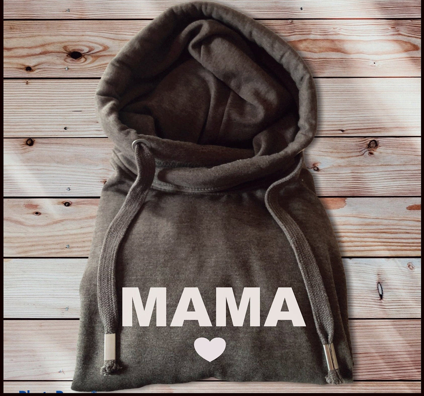 MAMA Cowl Neck Hoodie, Cross Over Hoody, Cowl Neck Hoodie, Hope Hoody, Personalised Hoodies