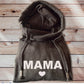 MAMA Cowl Neck Hoodie, Cross Over Hoody, Cowl Neck Hoodie, Hope Hoody, Personalised Hoodies