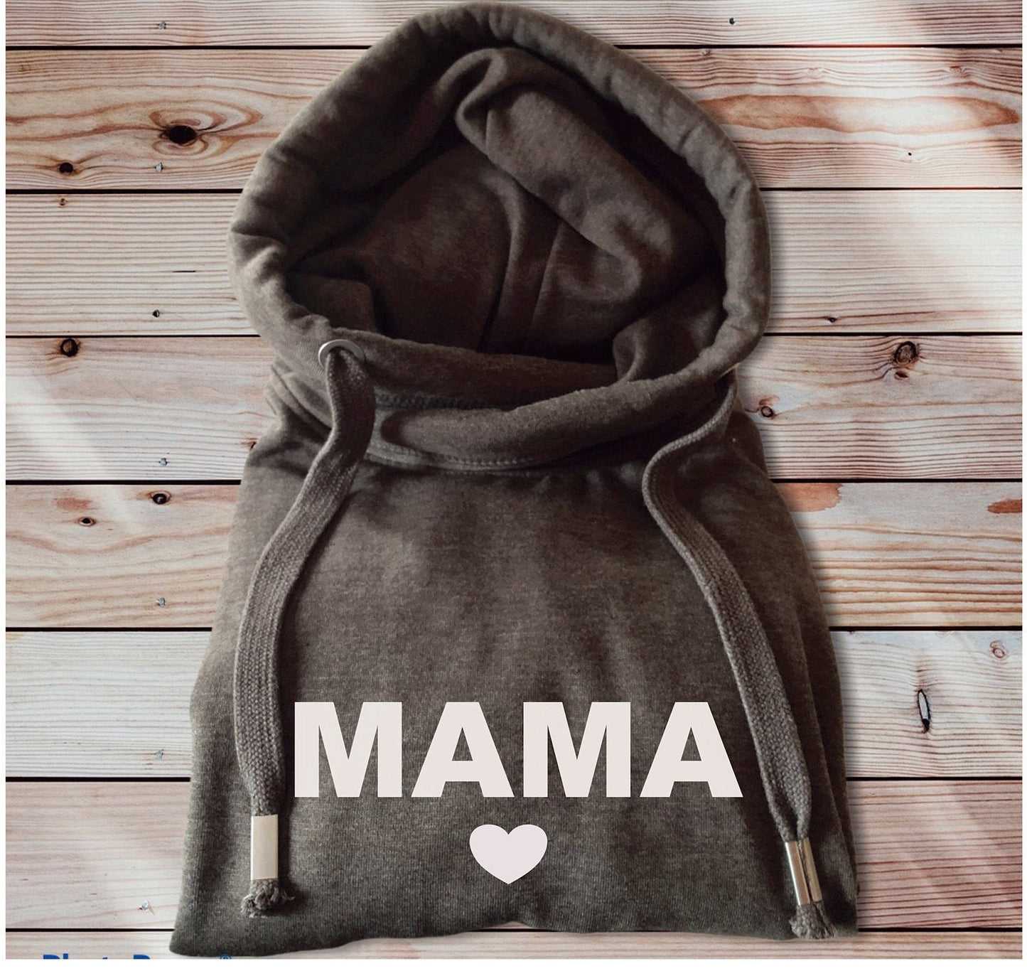 MAMA Cowl Neck Hoodie, Cross Over Hoody, Cowl Neck Hoodie, Hope Hoody, Personalised Hoodies