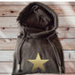 Star Hoodie, Cowl Neck Hoody, Cross Over Hoodie, Cowl Neck Hoody, Star Shape Coloured Hoody, Personalised Hoodies