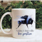 Bee Positive Mug, Motivational Bee Mug, Positivity Gift Set, Mug And Coaster Set