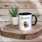 Queen Bee Mug, Motivational Bee Mug, Positivity Gift Set, Mug And Coaster Set