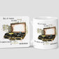 Music Player Gift, Record Player Mug Gift Set, Personalised Mug Gift, LP Player Mug Gift Set
